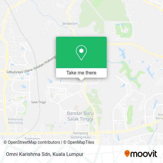 Omni Karishma Sdn map