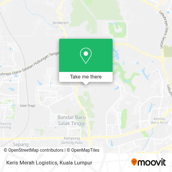 Keris Merah Logistics map