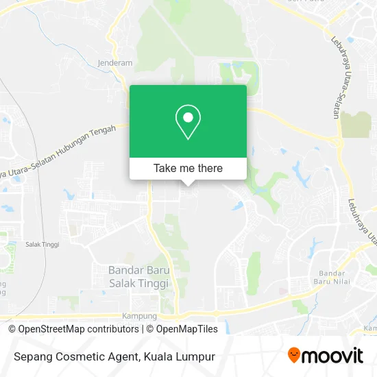 Sepang Cosmetic Agent map