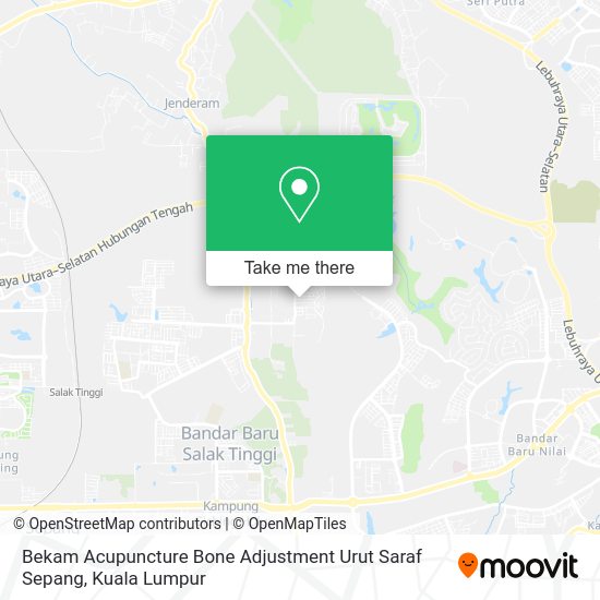 Bekam Acupuncture Bone Adjustment Urut Saraf Sepang map