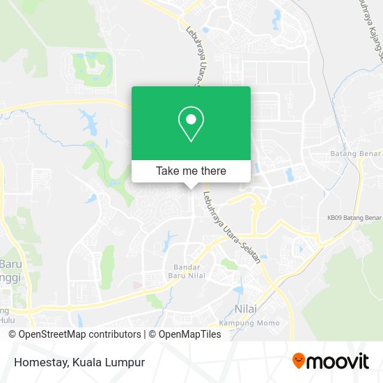 Homestay map