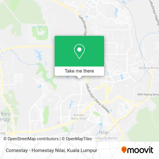 Comestay - Homestay Nilai map