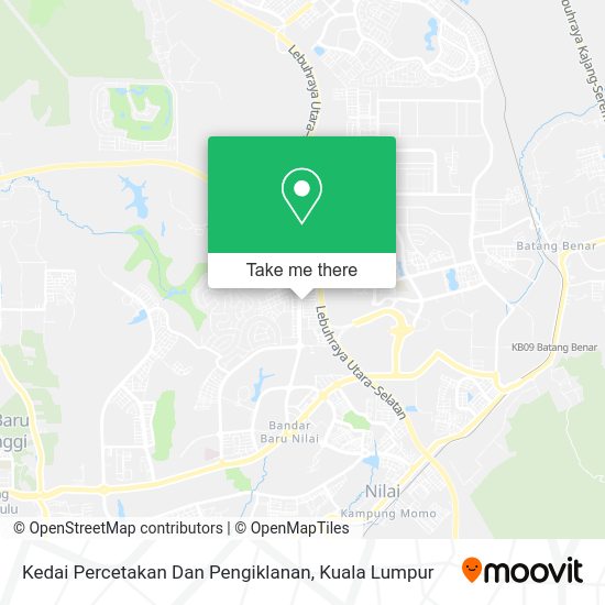 Kedai Percetakan Dan Pengiklanan map