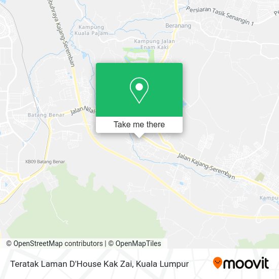 Teratak Laman D'House Kak Zai map