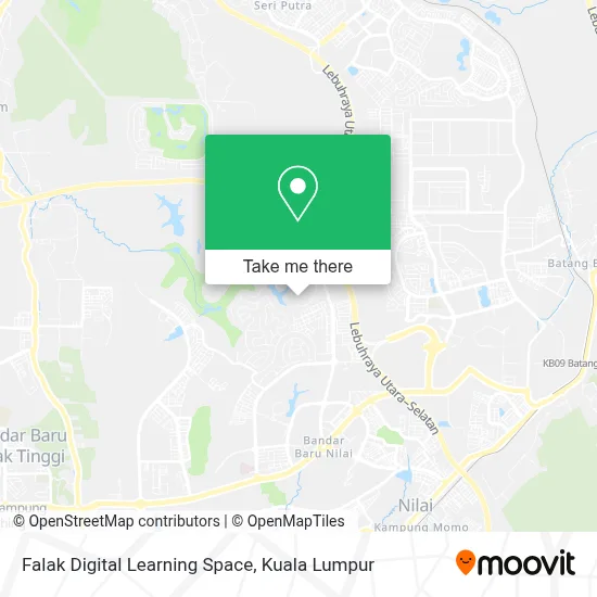 Falak Digital Learning Space map