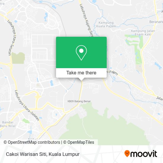 Peta Cakoi Warisan Siti