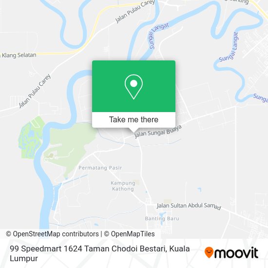 Peta 99 Speedmart 1624 Taman Chodoi Bestari