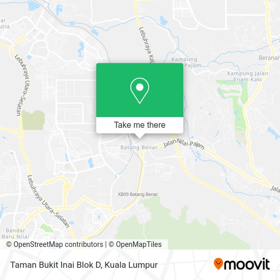 Taman Bukit Inai Blok D map