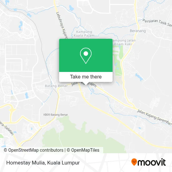 Homestay Mulia map