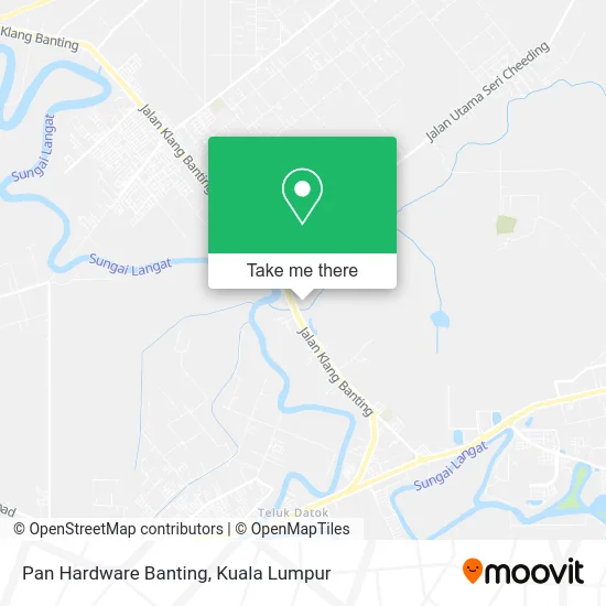 Pan Hardware Banting map