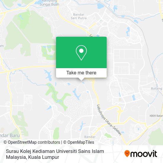 Surau Kolej Kediaman Universiti Sains Islam Malaysia map