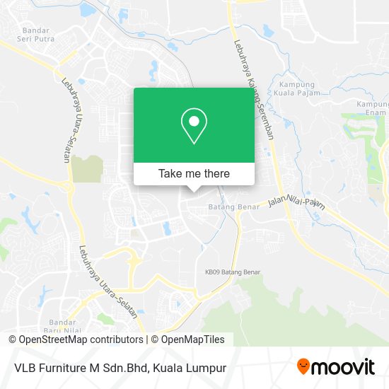 VLB Furniture M Sdn.Bhd map