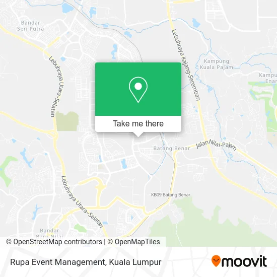 Rupa Event Management map