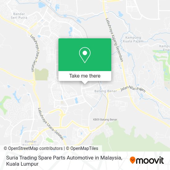 Peta Suria Trading Spare Parts Automotive in Malaysia