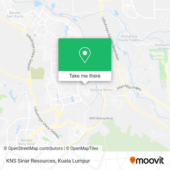 KNS Sinar Resources map