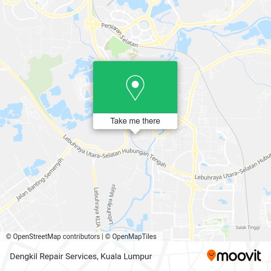 Dengkil Repair Services map