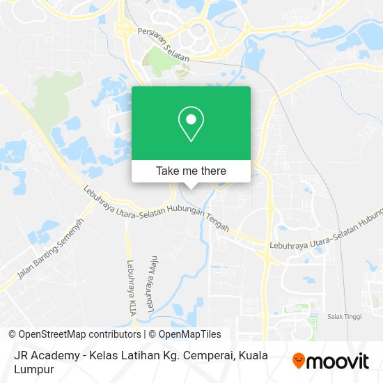 JR Academy - Kelas Latihan Kg. Cemperai map