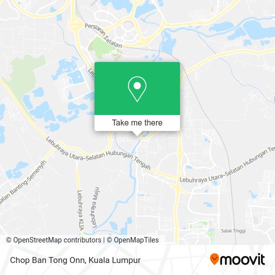 Chop Ban Tong Onn map