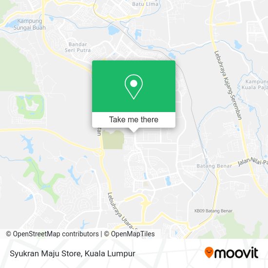 Peta Syukran Maju Store