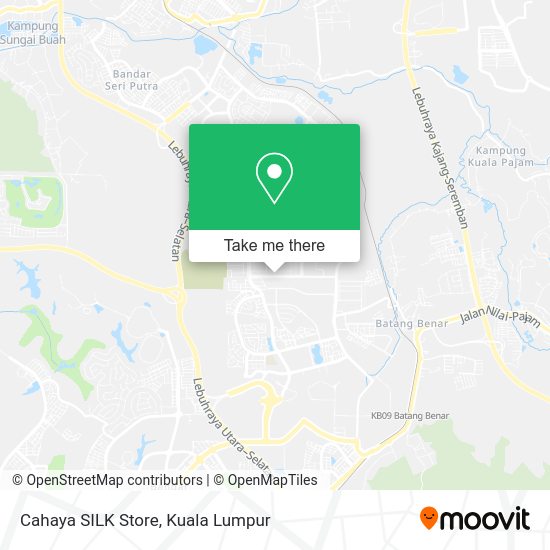 Cahaya SILK Store map