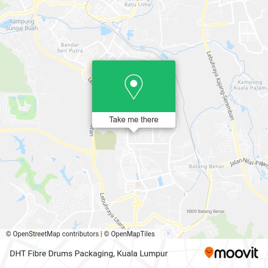 DHT Fibre Drums Packaging map