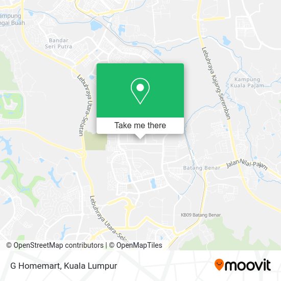 G Homemart map