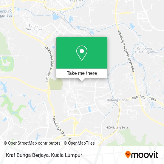 Kraf Bunga Berjaya map