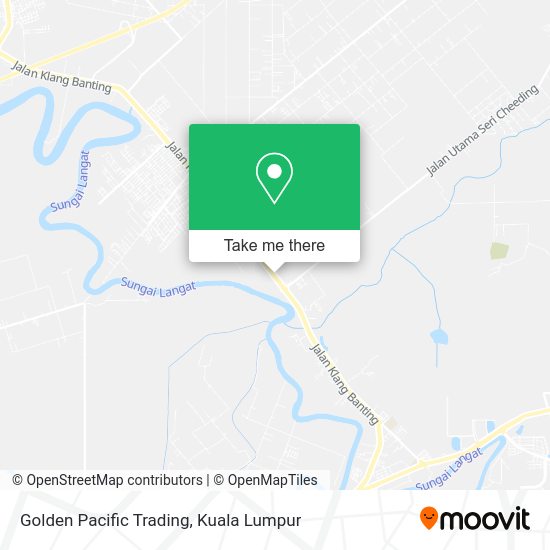 Golden Pacific Trading map