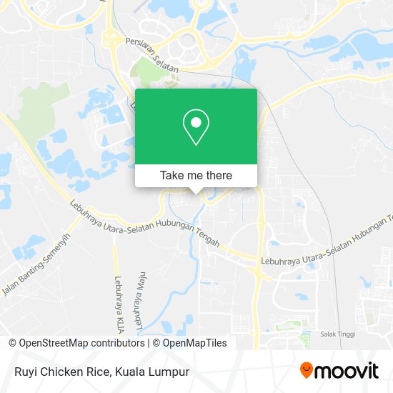 Ruyi Chicken Rice map