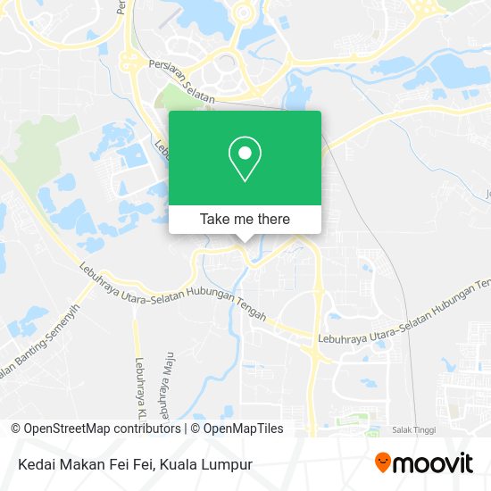 Peta Kedai Makan Fei Fei