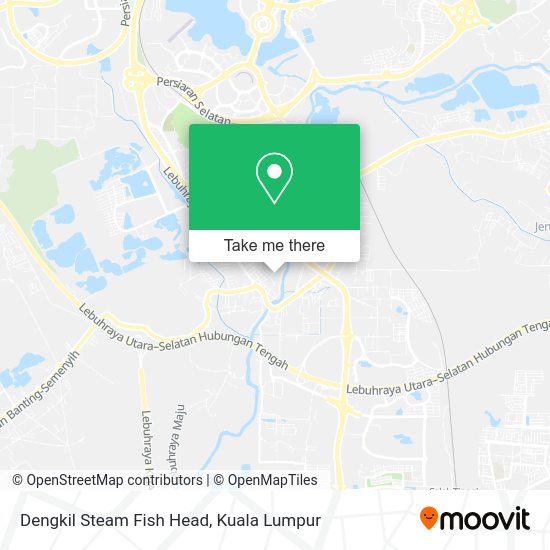 Dengkil Steam Fish Head map