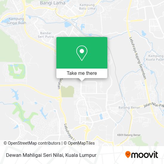 Dewan Mahligai Seri Nilai map
