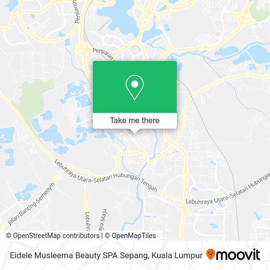 Eidele Musleema Beauty SPA Sepang map