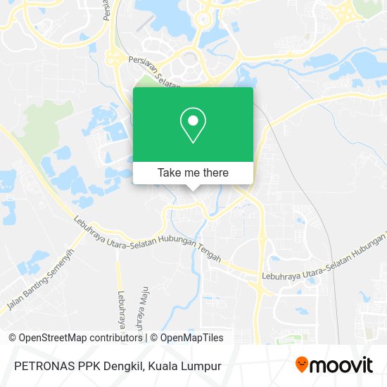 PETRONAS PPK Dengkil map