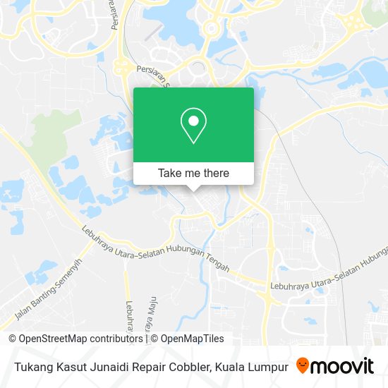 Tukang Kasut Junaidi Repair Cobbler map
