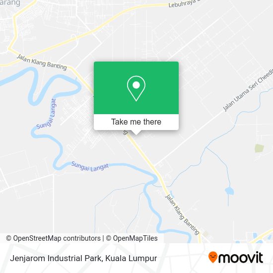 Jenjarom Industrial Park map