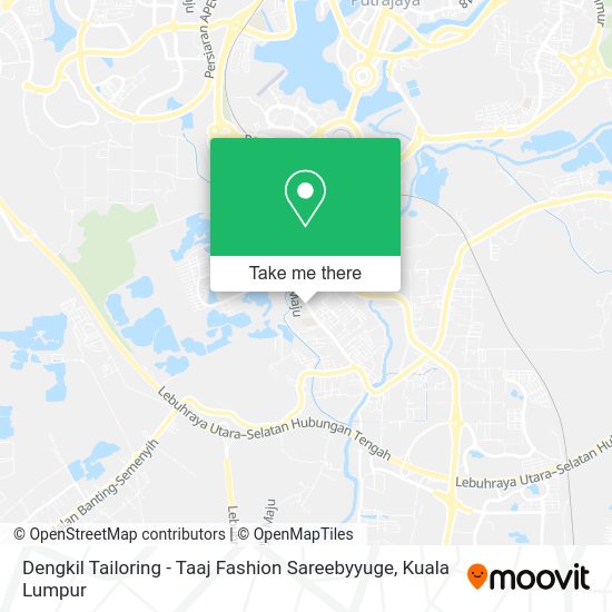 Dengkil Tailoring - Taaj Fashion Sareebyyuge map