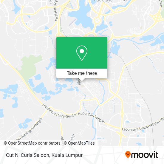 Cut N' Curls Saloon map