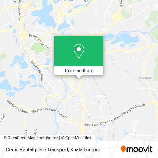 Crane Rentalq One Transport map