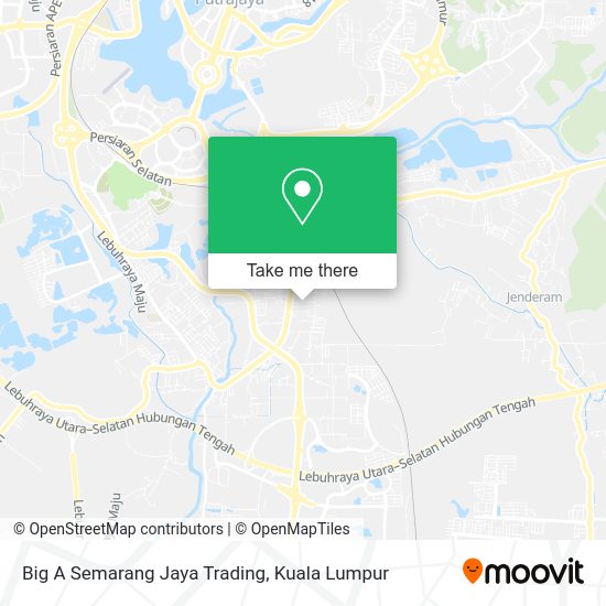 Big A Semarang Jaya Trading map