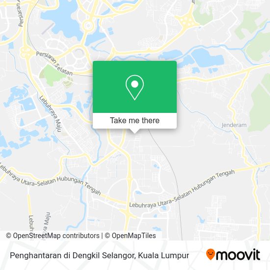 Peta Penghantaran di Dengkil Selangor