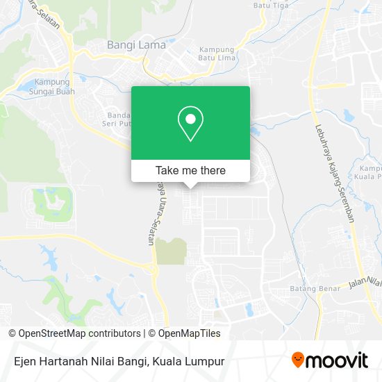 Peta Ejen Hartanah Nilai Bangi