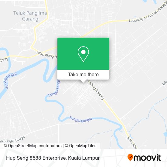 Peta Hup Seng 8588 Enterprise