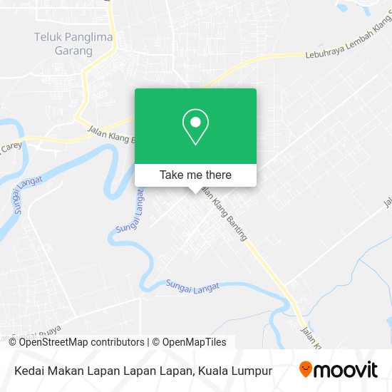 Peta Kedai Makan Lapan Lapan Lapan