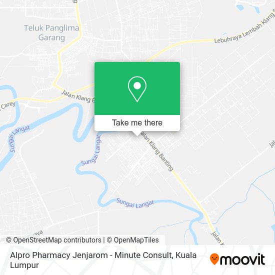 Peta Alpro Pharmacy Jenjarom - Minute Consult