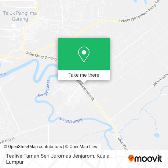 Peta Tealive Taman Seri Jaromas Jenjarom
