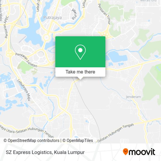 Peta SZ Express Logistics
