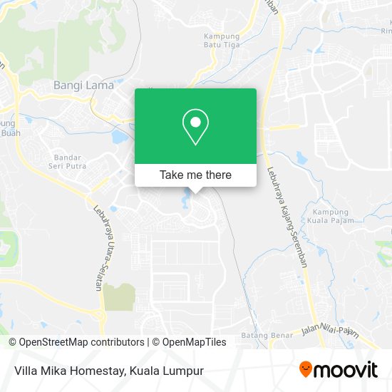 Peta Villa Mika Homestay