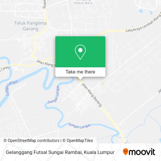 Gelanggang Futsal Sungai Rambai map