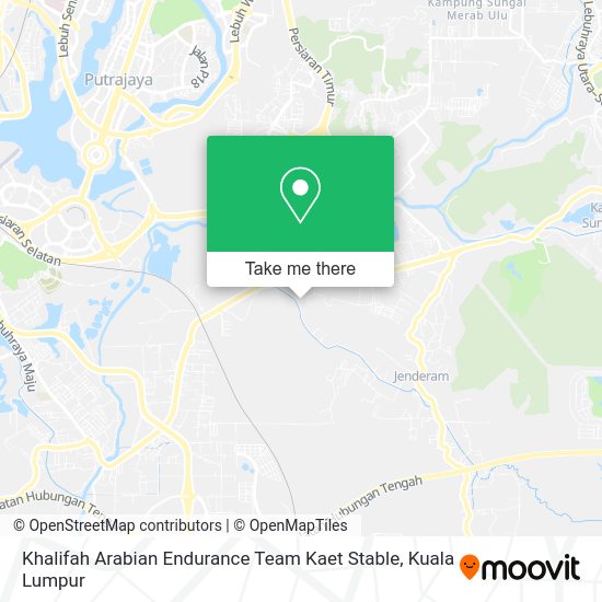 Khalifah Arabian Endurance Team Kaet Stable map